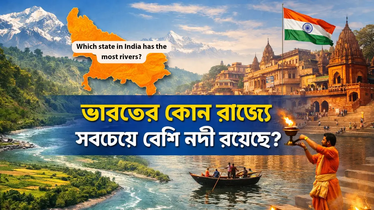 ভারতের কোন রাজ্যে সবচেয়ে বেশি নদী রয়েছে?